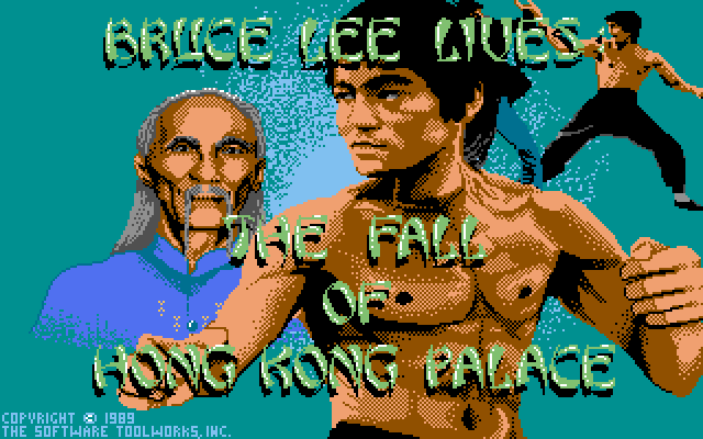 Title screen of Bruce Lee Lives