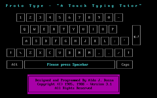 Title screen of Proto Type