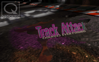 Title screen of Track Attack