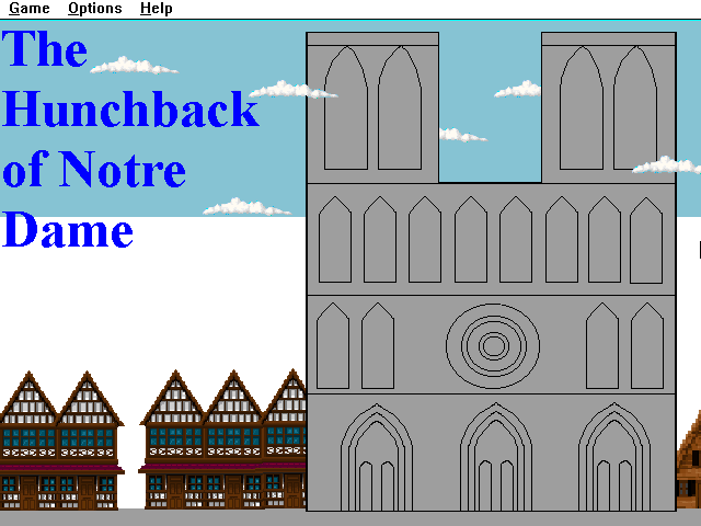 Title screen of The Hunchback of Notre Dame (Isabelle Bristow)