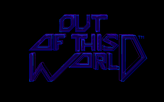 Title screen of Out of this World