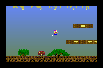 Gameplay of The Great Giana Sisters