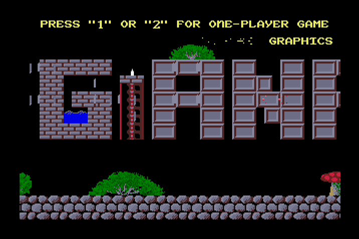 Title screen of The Great Giana Sisters