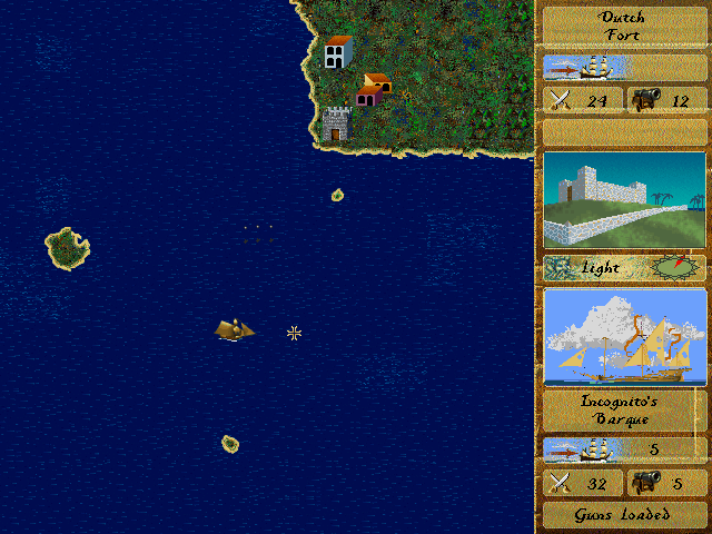 Gameplay of Pirates! Gold