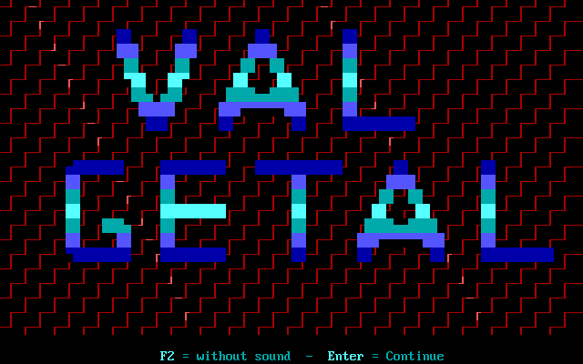 Title screen of Valgetal
