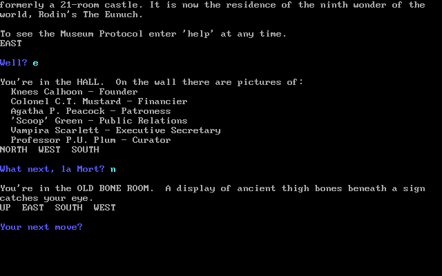 Gameplay of Murder in the Museum