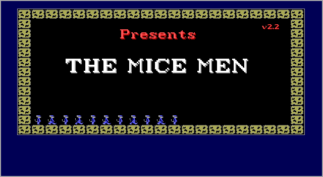 Title screen of Mice Men