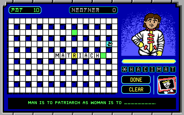Gameplay of The Mutanoid Word Challenge