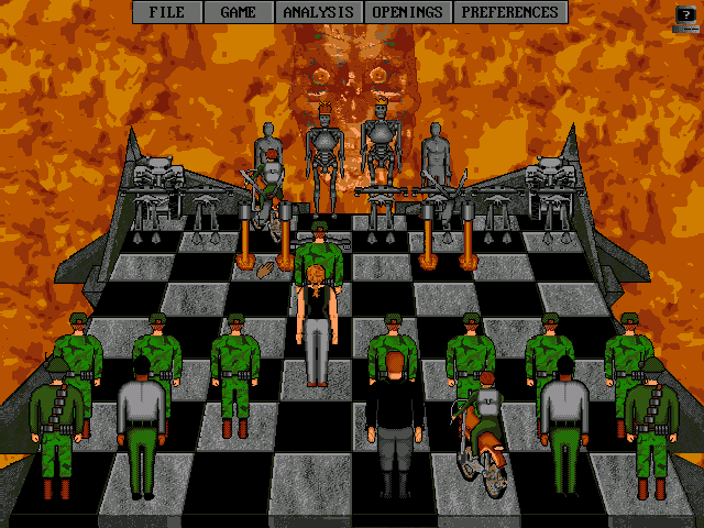 Gameplay of Terminator 2: Judgment Day - Chess Wars