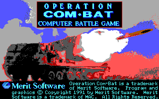Title screen of Operation Com●Bat