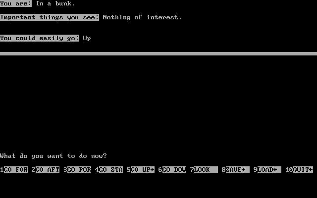 Gameplay of Nuclear Sub Adventure