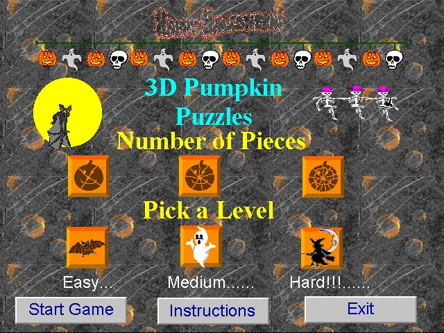 Box front of 3D Pumpkin Puzzles