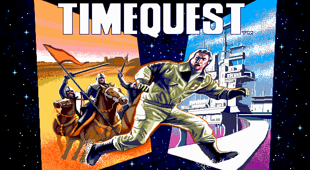 Title screen of Timequest