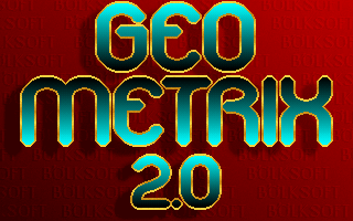 Title screen of Geometrix 2.0