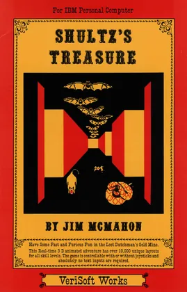 Box front of Shultz's Treasure