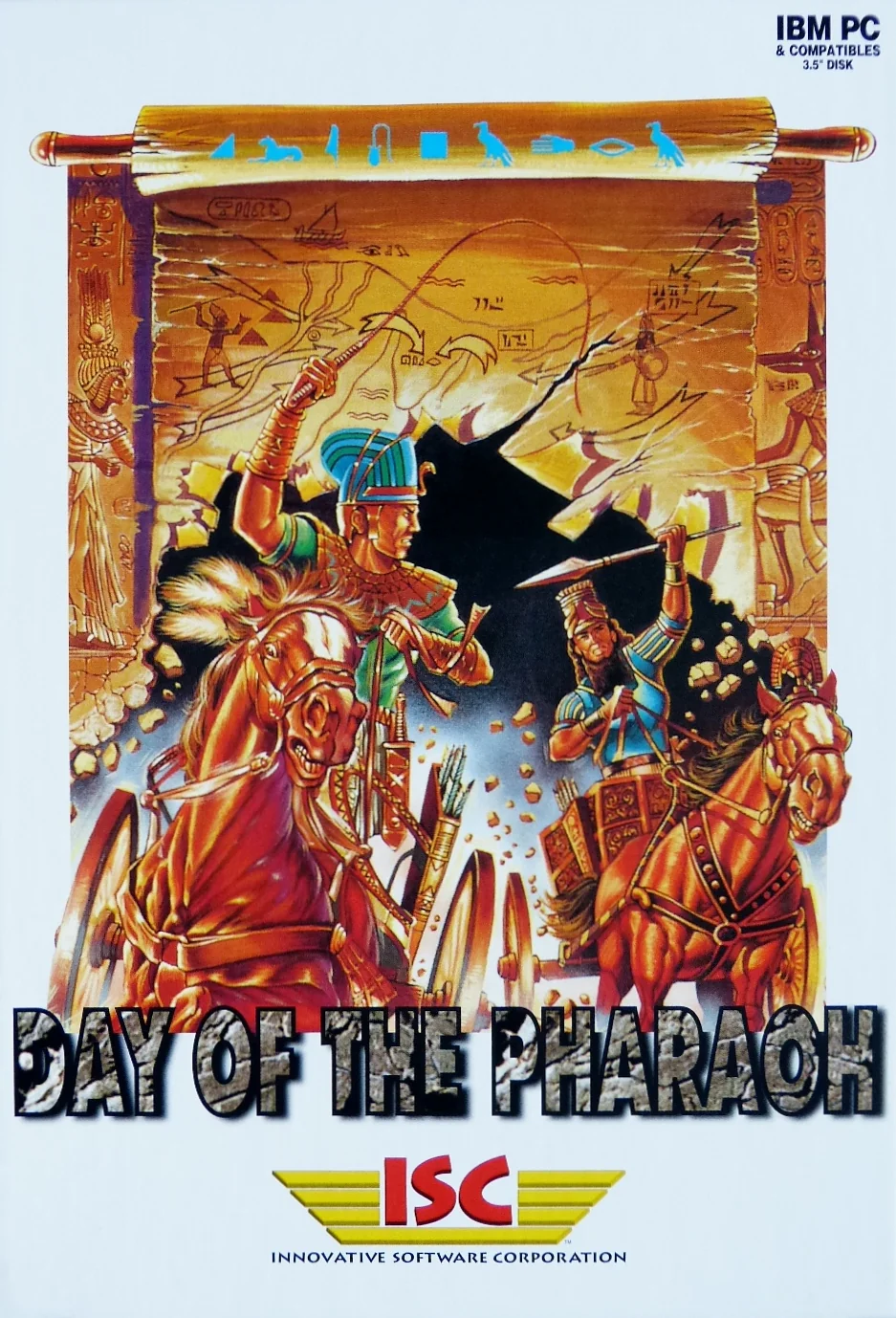 Box front of Day of the Pharaoh