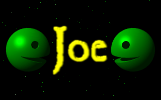 Title screen of Joe