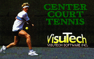 Title screen of Center Court Tennis