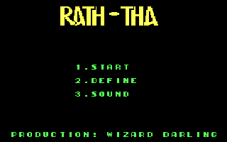 Title screen of Rath-Tha