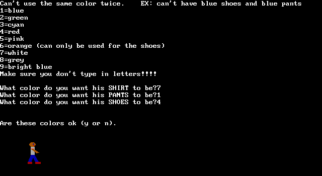 Title screen of Fighter (1998)