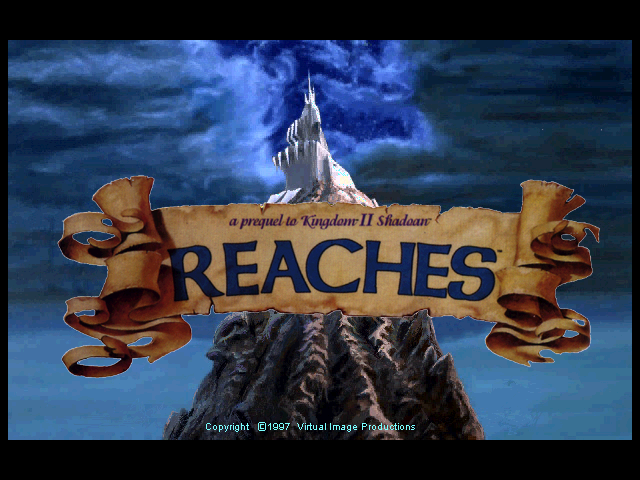 Title screen of Kingdom: The Far Reaches
