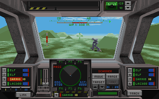 Gameplay of Metaltech: Earthsiege