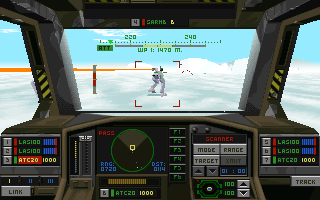 Gameplay of Metaltech: Earthsiege