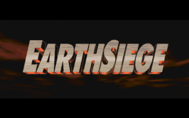 Title screen of Metaltech: Earthsiege