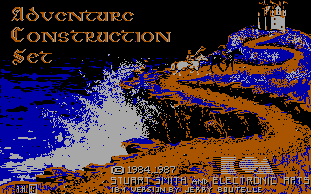 Title screen of Adventure Construction Set