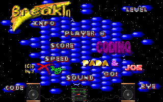 Title screen of Breakin