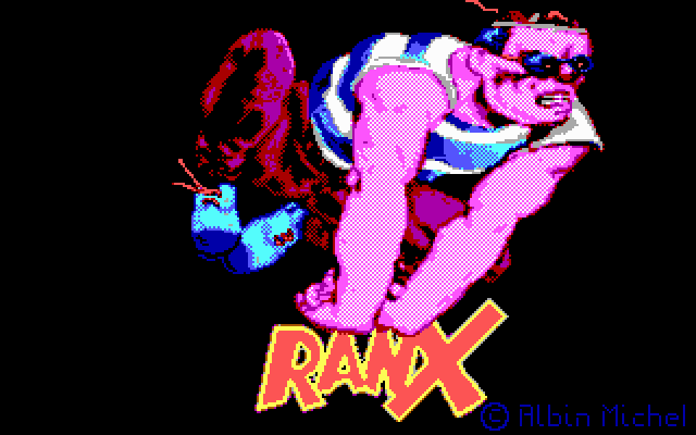 Title screen of Ranx: The Video Game