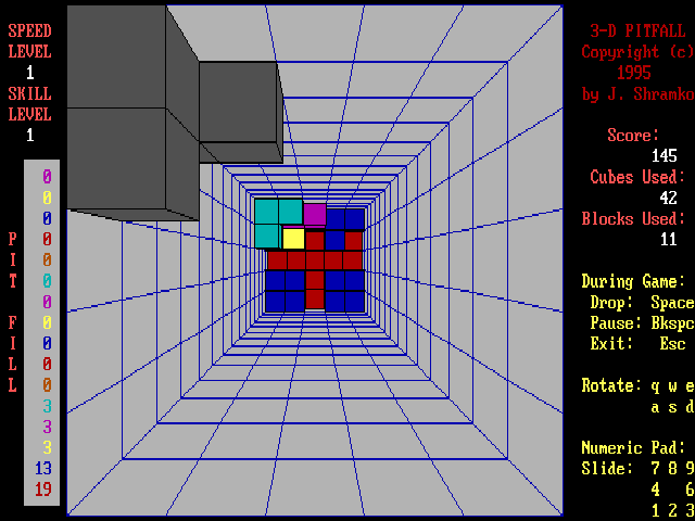 Gameplay of 3-D Pitfall