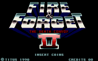 Title screen of Fire & Forget II