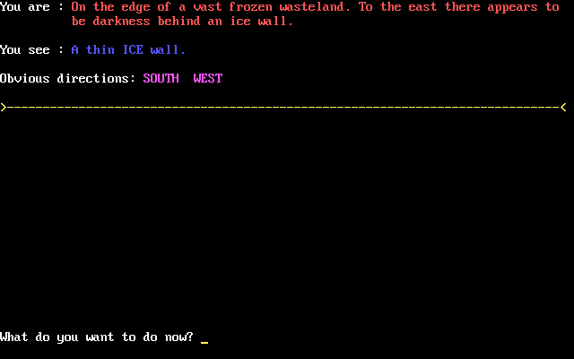 Gameplay of Terror in the Ice Caverns