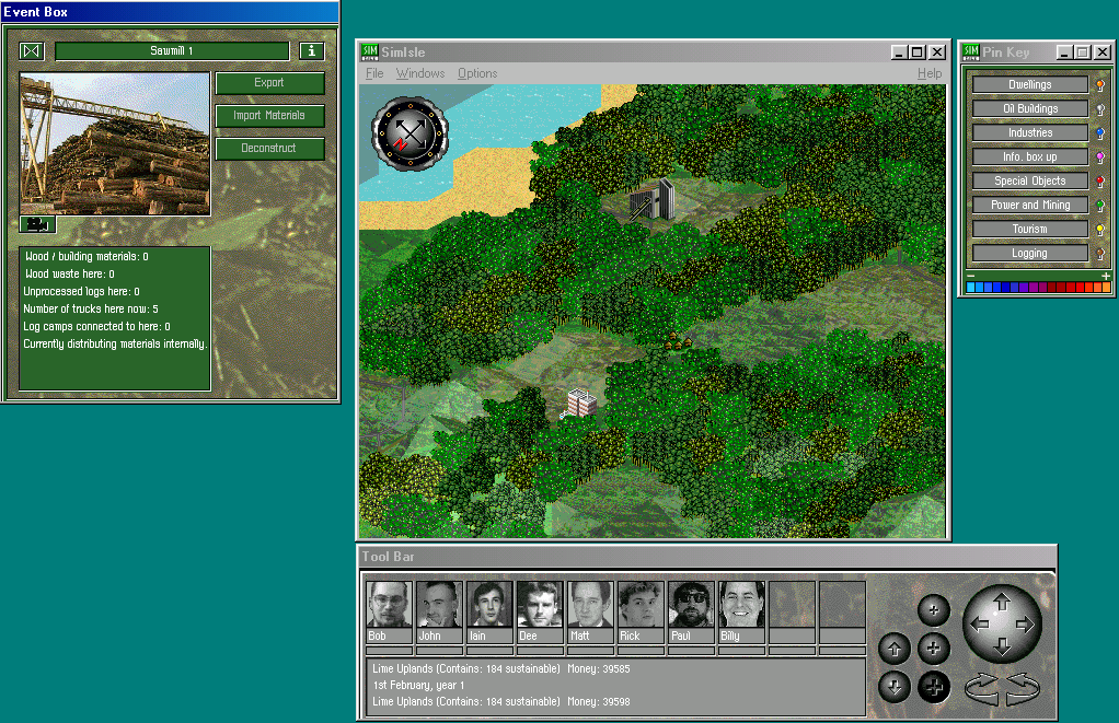 Gameplay of SimIsle: Missions in the Rainforest
