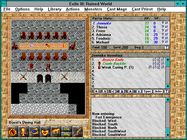Gameplay of Exile III: Ruined World