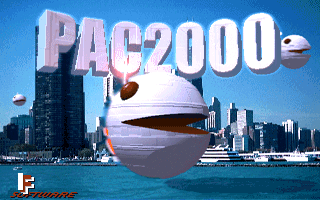 Title screen of Pac 2000