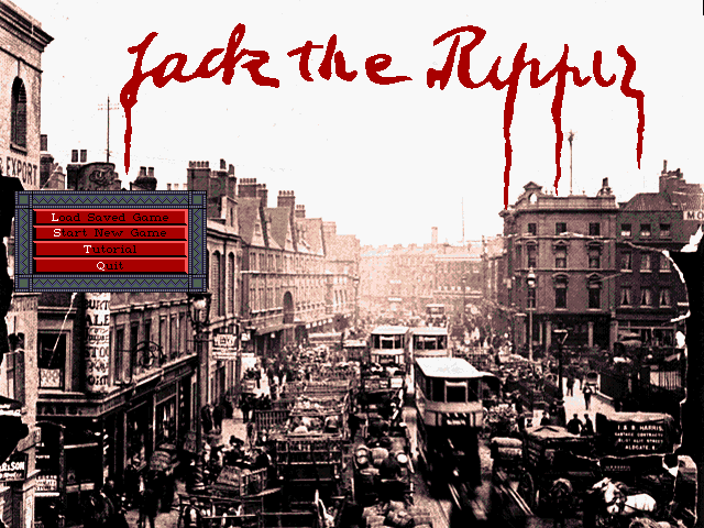 Title screen of Jack the Ripper