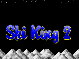 Title screen of Ski King 2