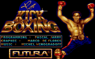Title screen of Panza Kick Boxing