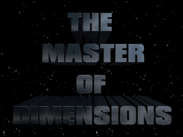 Title screen of Master of Dimensions