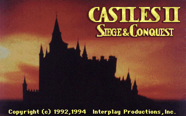 Title screen of Castles II: Siege & Conquest