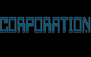 Title screen of Corporation