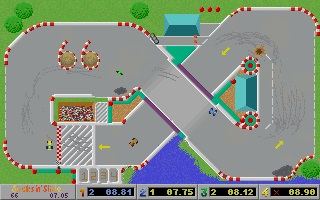 Gameplay of Slicks 'n' Slide