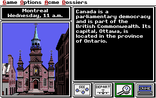 Gameplay of Where in the World is Carmen Sandiego? Enhanced