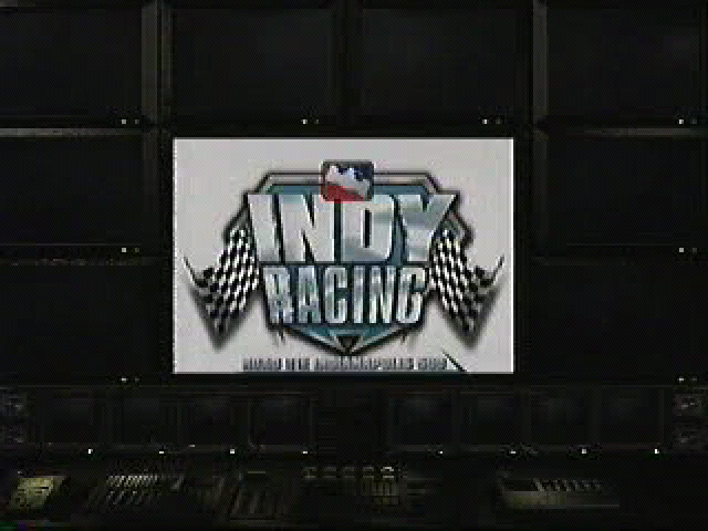 Title screen of ABC Sports Indy Racing
