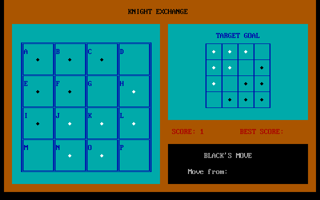 Gameplay of Knight Exchange