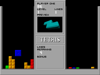 Gameplay of Tribute to Tetris