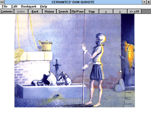 Gameplay of Don Quixote: A Multimedia Storybook