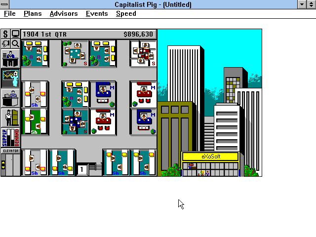 Gameplay of Capitalist Pig